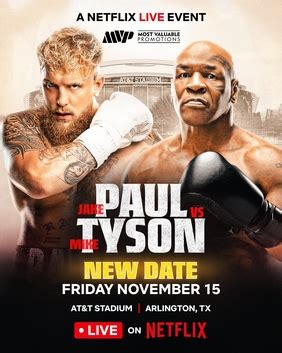 Mike Tyson vs Jake Paul: Fight time, date, where to 